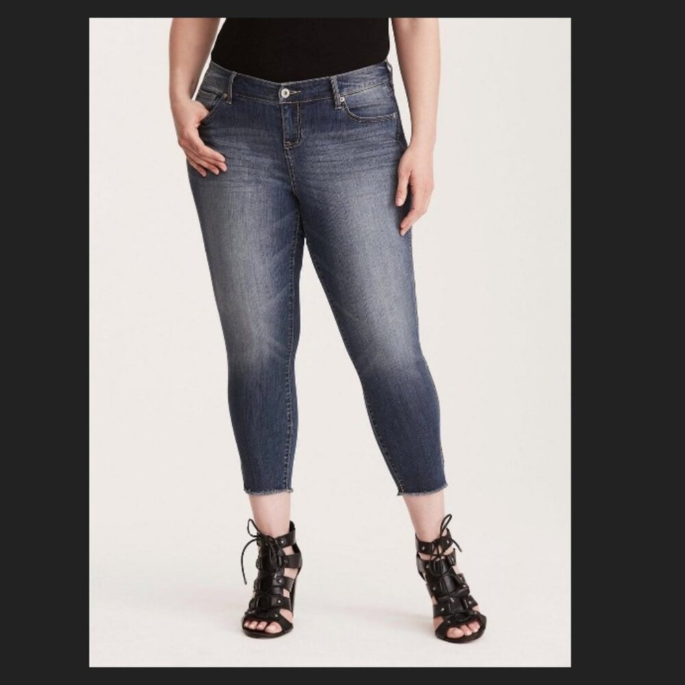 torrid premium boyfriend skinny jean size 14